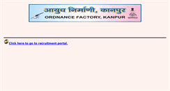 Desktop Screenshot of ofkanpur.gov.in